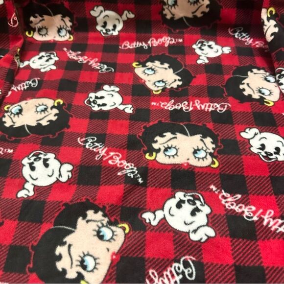 Betty Boop & Coco Nightgown Fleece long sleeve M(8-10) - Picture 2 of 8